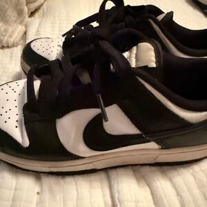 Nike Black and White Panda Athletic Shoes